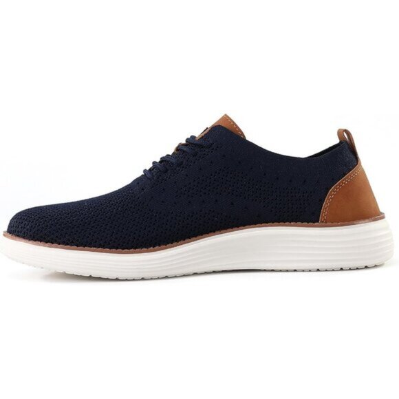 🆕VILOCY Men's Dark Blue Casual Dress Oxfords Business Mesh Breathable Sneakers - Picture 12 of 12